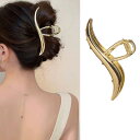 HAPVITAL バンスクリップ ヘアクリップ オフィス シンプル ヘアアクセサリー 髪留め 人気 韓国風 おしゃれ 贈り物 レディース用 大きめ オフィス 髪...