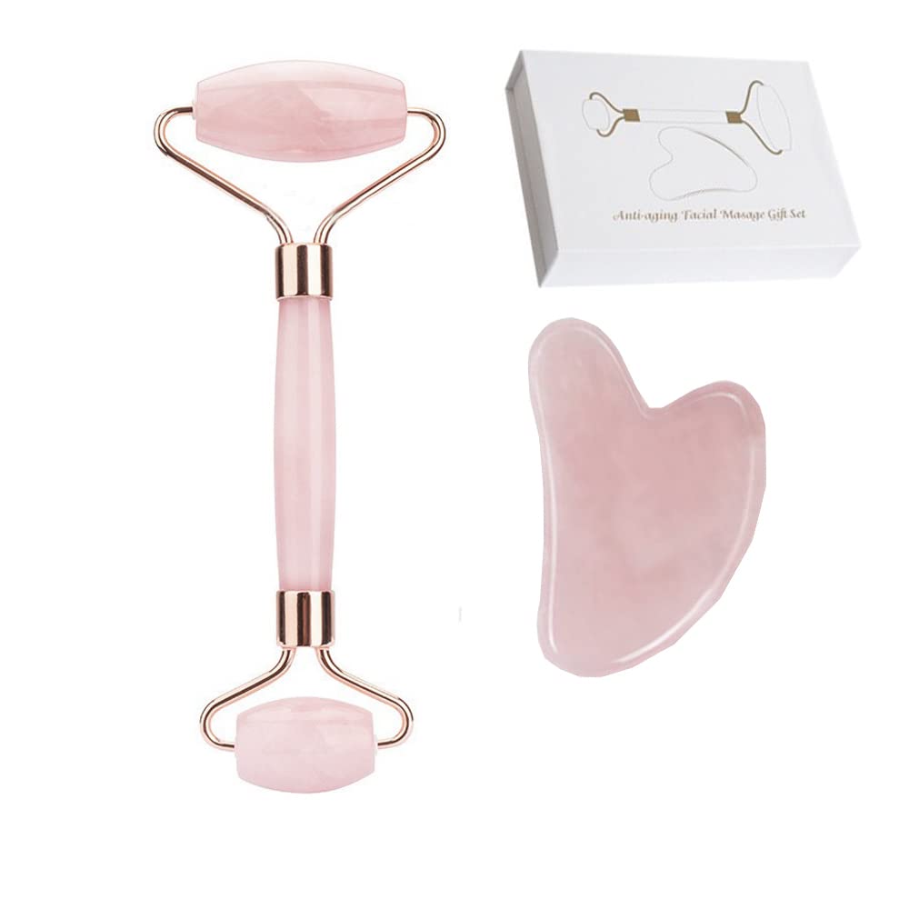 美顔マッサージローラー 美顔ローラー 翡翠 天然玉石 マッサージ用フェイスケア 美容ケアツール 全身 ..