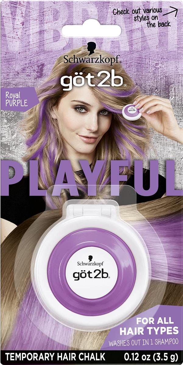 got2b ゴットゥービーヘアチョーク パープル〔1日だけ・黒髪にも驚きの発色・シャンプーで簡単OFF・毛..