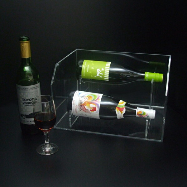 ワインラック　720ml用×2本用　［ワインセラー/ワイン用品］