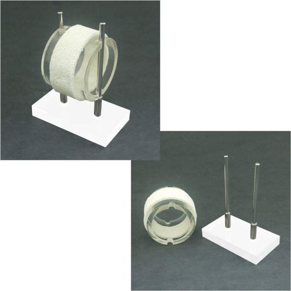 腕時計スタンド　φ50mm　ホワイト　　ウォッチスタンド ディスプレイ リング 高級