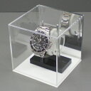 アクリルケース (背面ミラー) 300mm×302mm×300mm 台座(白) コレクション 展示 カバー 販促品 ディスプレイ イベント用品