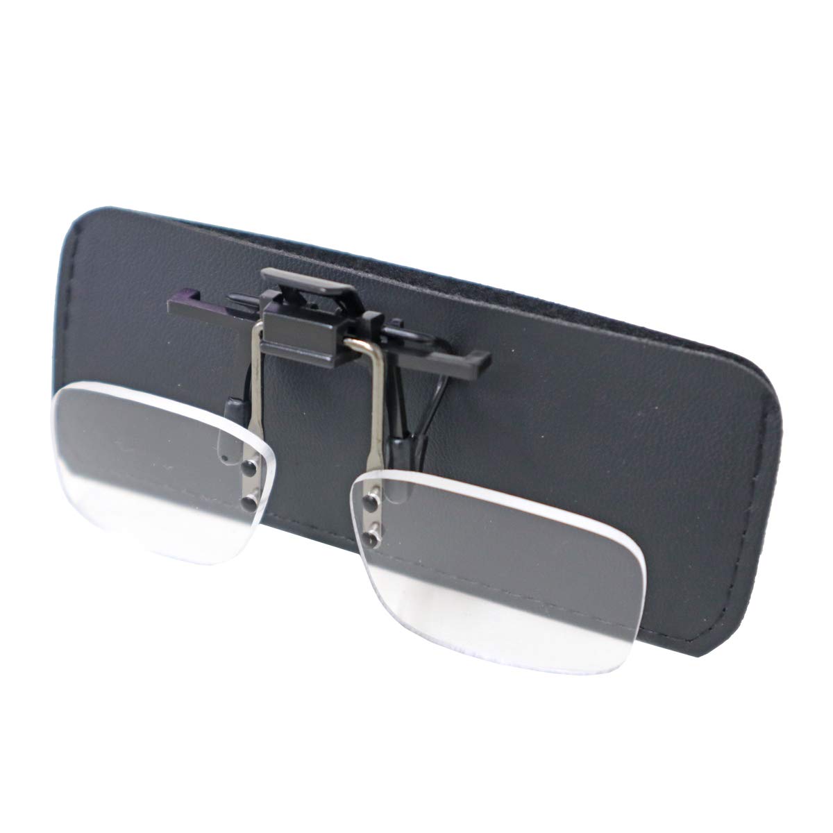 おたすけグラス 老眼鏡 クリップオン お助けグラス ルーペ メガネの上から クリップ式 お助けグラス メ..