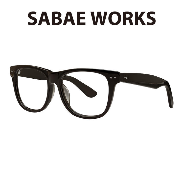 老眼鏡 メンズ ウェリントン 好いい おしゃれ シニアグラス 視力補正 度数調整 左右違い 度数違い HOYA UVカット ブルーカット 度数 + 0.25 0.5 0.75 1.0 1.25 1.5 1.75 2.0 2.25 2.5 2.75 3.0 3.25 3.5 3.75 4.0 鯖江ワークス AK201