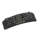 サルヴァトーレ フェラガモ Salvatore Ferragamo / FERM SWAROVS バレッタ #341693 488214 BLACK SWARO...