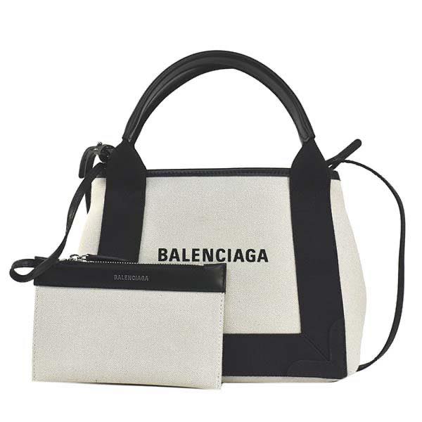 バレンシアガ トートバッグ（レディース） バレンシアガ BALENCIAGA / NAVY CABAS XS AJ トートバッグ #390346 2HH3N 9260 NATURAL/ BLACK