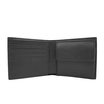 バーバリー BURBERRY / BIFOLD MONOGRAM PRESSED WALLET 二つ折財布小銭入付 #8017655 A1189 BLACK