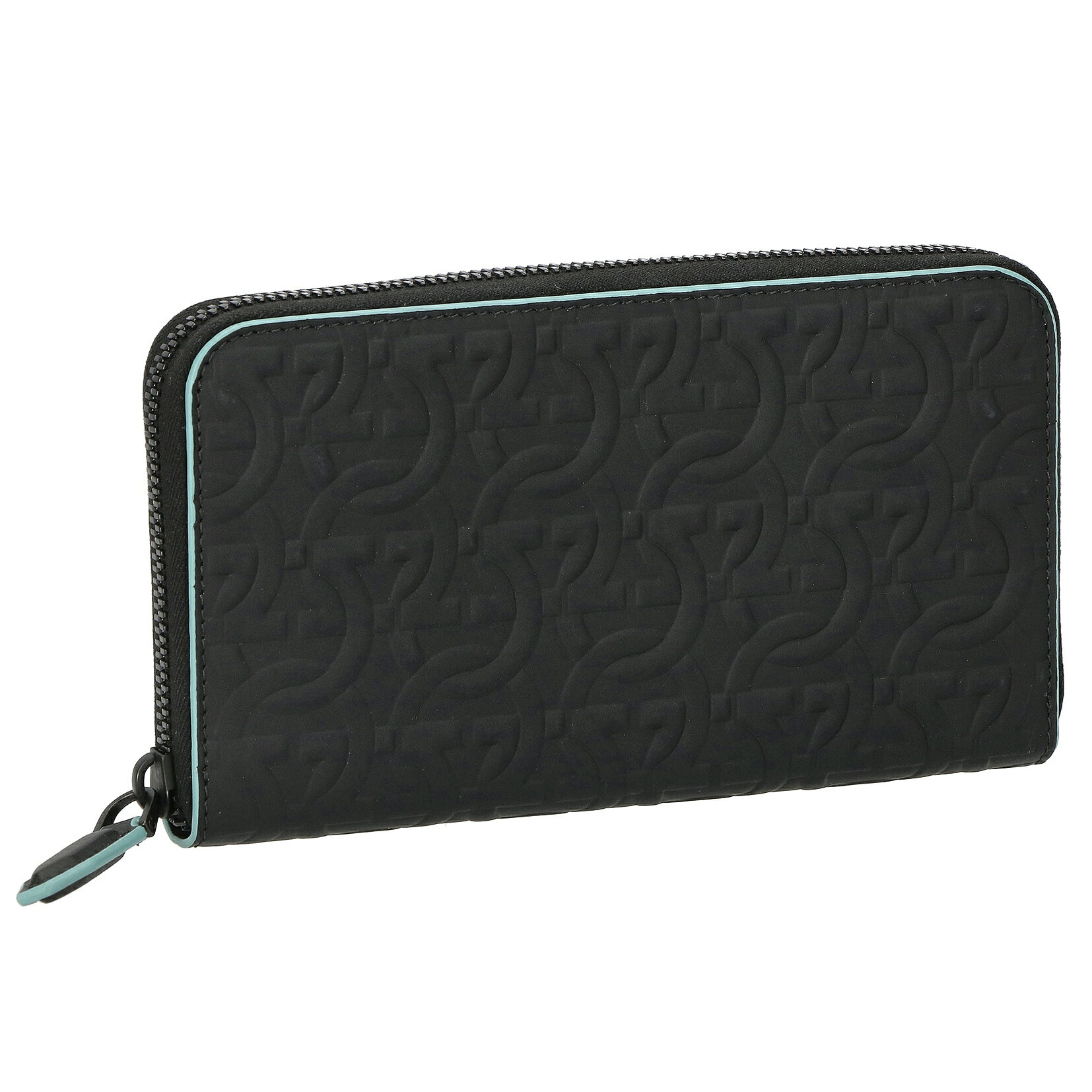 サルヴァトーレ フェラガモ Salvatore Ferragamo / ラウンドファスナー長札入財布 #660965 CALF/NER/TYRONE TUR(4)