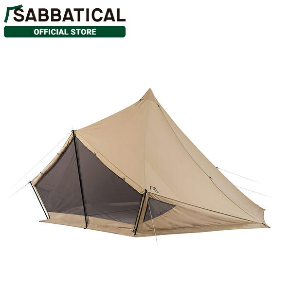 サバティカル SABBATICAL モーニンググローリー TC 2-4人用シェルター サイズW470cm×D440cm×H270cm 撥水加工TC素材 | A＆...