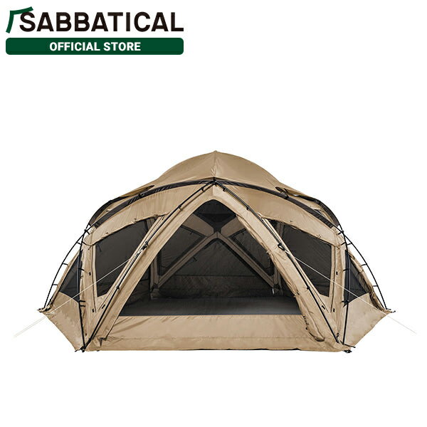 サバティカル SABBATICAL サバルパインドーム 大型ドーム型テント サイズW540cm×D540cm×H230cm 撥水 耐水圧1,800mm | A＆...