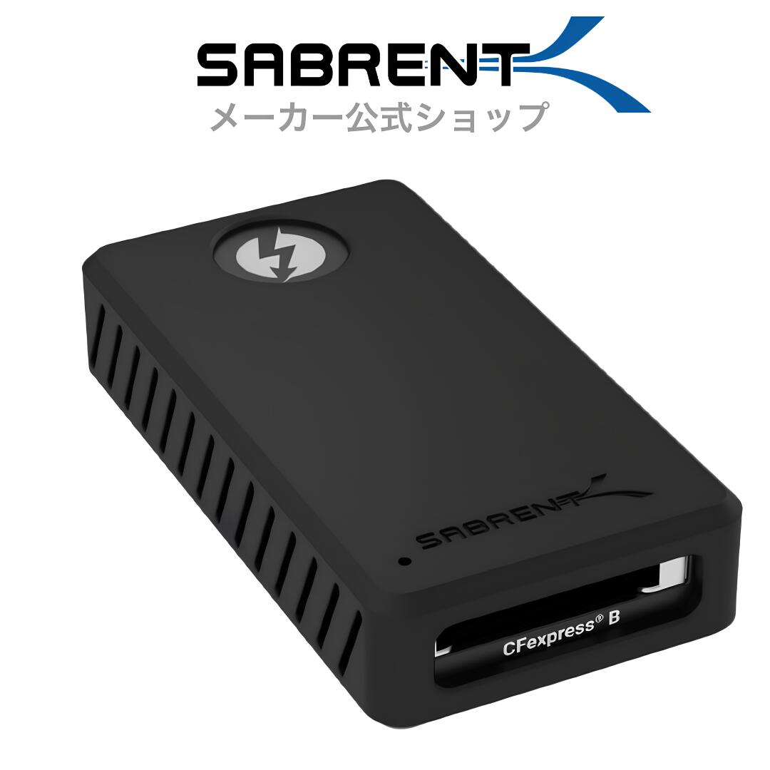 SABRENT Thunderbolt 3 & USB Type-C - CFexpressカードリーダー (CR-T3CF)