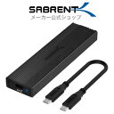 SABRENT M.2 SSDOtP[X/ M.2 SSD PCIe NVMeSATA SSDɑΉ/ SSD 1TBASSD 2TBASSD 500GBASSD 4TBA16TB܂őΉ/ USB Type-C 3.2 Gen 2/ 10gbps/ SuperSpeed/ A~/ Hsv/ PCA~jPCAMacbookAm[gPCɎgpiEC-SNVEj