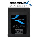 SABRENT ロケット CFX 512GB CFexpress Type-B メモリーカード | 読込1700MB/秒、書込1500MB/秒 （CF-XTBT-512） 妥協することなく、完璧なビジュアルをキャプチャする：SABRENTのCFexpress Type-Bカードは、高速で便利な容量が揃っています。低速のメディアで撮影を中断することはありません - このカードの高速で低レイテンシのフラッシュは、PCIe 3.0 x2インターフェースで通信を行うため、作業を継続することができます。また当社のカードは、ストレージの整合性を維持するためのさまざまな機能を備えているので、心配事がひとつ減ります。 これらのカードは、CFexpressフォームファクターの限界に挑戦し、読み込みで最大1,700MBps、書き込みで最大1,500MBpsの性能を発揮します。またTRIM、SMART、暗号化、さらにはアップグレード可能なファームウェアなど、SSDで最も一般的に見られる規格もサポートしています。適切なデバイスとの下位互換性もあります。さらに、バッテリーを長持ちさせ、オーバーヒートを防ぐために、電力効率に配慮しています。 特徴： ・PCIe 3.0 x2インターフェース、CFexpressフォームファクタ、最大3Wの消費電力 ・最大1,700/1,500MBpsの読み込み/書き込み、最大1,600/400MBpsを維持 ・LDPC、RAID ECC、エンドツーエンドデータ保護、SmartRefresh、スタティックおよびダイナミックウェアレベリング、欠陥管理、オーバープロビジョニングによる高耐久性 ・TRIM、SMART、TCG OPAL / Pyriteをサポートし、ファームウェアのアップグレードが可能 パッケージ内容： ・CFexpressカード ・取扱説明書 瞬時に転送：メモリーカードがあなたの足を引っ張りません。高速の読み込みと書き込みが可能なメモリーカードは、撮影や転送の時間を短縮してくれます。 どこでもノンストップ撮影：低速のメディアに邪魔をされてはいけません。SabrentのCFexpress Type-Bカードは、一生に一度のイベントから、世界中の過酷な状況での風光明媚な風景まで、要求の厳しいプロの使用環境に対応するように設計されています。 小さいけれど、たっぷり容量：良いものは、小さなパッケージで。小型でありながら大きな容量があるので、全ての作品を一度に持ち運ぶことができます。撮影中にメモリーカードを交換する必要がないので、シャッターチャンスを逃しません。大容量のオプションで、必要なときに必要なだけの容量を確保できます。 信頼できるカード：LDPCおよびRAIDエラー修正、エンドツーエンドデータ保護、ウェアレベリング、欠陥管理、オーバープロビジョニングなど、さまざまで高度なフラッシュ管理技術を採用したSabrentのCFexpressカードは、長年の使用に耐え、コンテンツを安全に保護するように設計されています。 単なる思い出だけではない：写真やビデオは、特別なものを撮影し、一生を残すものです。当社のメモリーカードは、信頼性と安心感で、その実現をサポートします。心配をひとつ減らして、ビジョンを追い求めましょう。