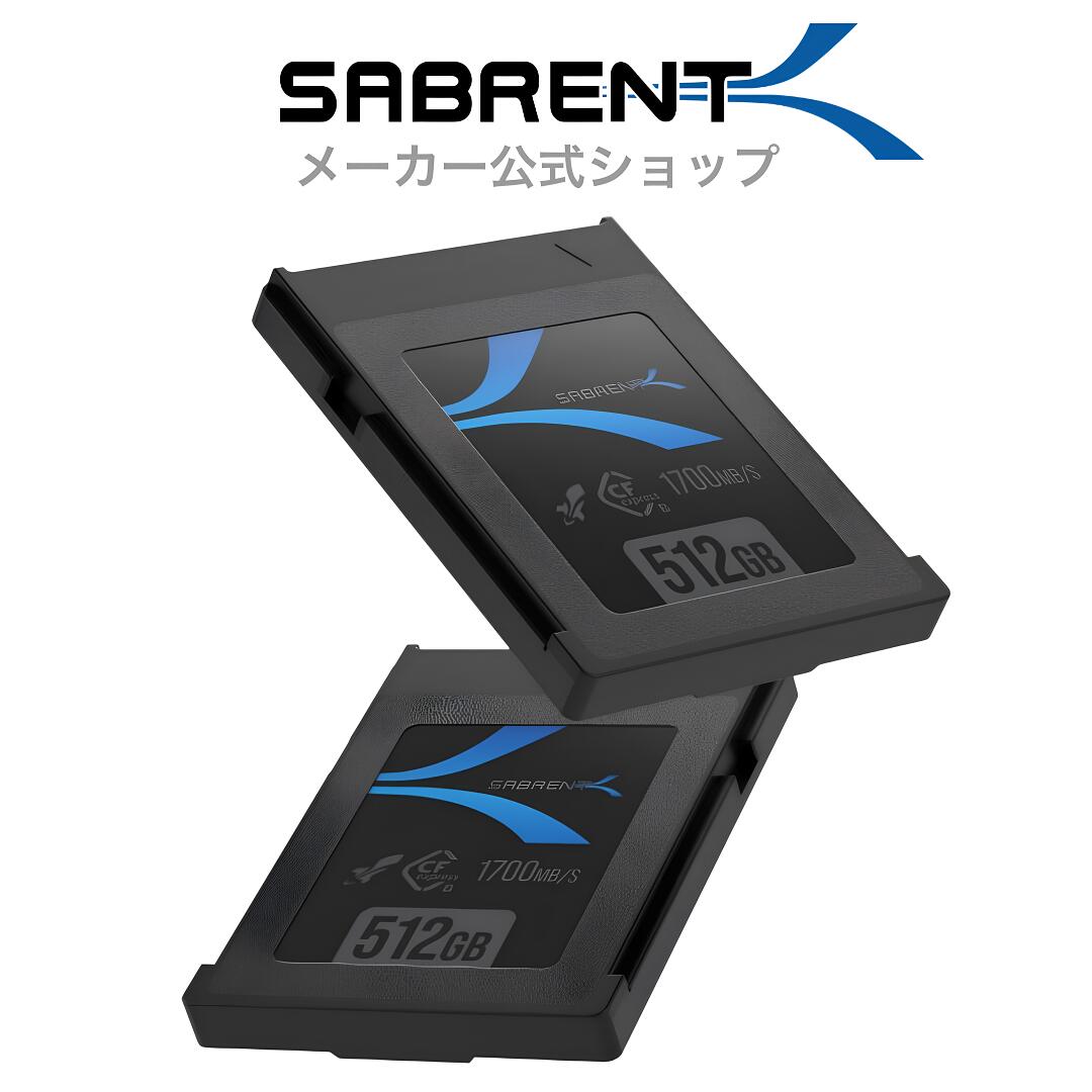 SABRENT CFexpress Type-B 512GB (512GB x 2)メモ