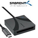 SabrentのUSBタイプC CFast 2.0 カードリーダー (CR-CF20) を使用すると、CFast 2.0 メモリカードからデータをすばやく簡単に転送できます。HDの写真やビデオのキャプチャ、編集、バックアップがこれまで以上に簡単になりました。USB-C経由で5Gbps (USB 3.2 Gen 1) 接続を介して最大460MBpsでコンテンツを転送します。互換性とパフォーマンスのためにBOTおよびUASPモードがサポートされているため、さまざまなデバイスに安心して接続できます。Canon EOS C500、C300 Mark II、EOS C700、静止画のCanon EOS 1-D X Mark II、Hasselblad H6D-100Cなど、一連のカメラと互換性のあるメモリカードで使用可能です。 統合された15cm (6インチ) USBタイプC (USB-C) ケーブルが内蔵されているので、WindowsやmacOSなどのデバイスに簡単に接続できます。 カードリーダーは、プラグ＆プレイ、バスパワー、USB下位互換性1があり、便利でシンプルです。 準備が整うとLEDインジケーターが点灯します。このデバイスはポータブルでありながら頑丈で、プロフェッショナルな外観の高品質のアルミニウムで構成されています。この素材は、メモリーカードの熱を逃がし、高速でクールな状態を保ちます。Sabrentのハードウェアで、最高のパフォーマンスと保護を実現します。 ※タイプCからタイプAへの変換アダプターは付属していません。 パッケージ内容： ・USBタイプC CFast 2.0 カードリーダー システム要件： ・Windows ・MacOS 特徴 素早くて簡単：SabrentのUSBタイプC CFast 2.0カードリーダー (CR-CF20)は、CFast 2.0 メモリカードに対応し、USB-Cホストポート経由で最適に読み取ります。これにより、編集やバックアップのためにコンテンツを迅速かつ容易に転送することができます。 一瞬で：このカードリーダーは、互換性とパフォーマンスのためにBOTとUASPマスストレージの両方の仕様に対応しています。内蔵の15cm（6インチ）USBタイプCケーブルは、最大5Gbps（USB 3.1 Gen 1）で接続し、最大460MBpsの転送が可能です。 動作：このカードリーダーは、プラグ＆プレイで便利です。バスパワーで動作するため、外部電源は不要です。また、ホストポートの各速度に合わせ、古いUSB仕様との下位互換性があります。 長持ち：CR-CF20の本体は、頑丈さと外観のために高品質のアルミニウムで構成されています。 この素材は、動作中の熱放散にも役立ち、メモリカードを保護し、不要なスロットリングを回避します。また、LED電源インジケーターにより、接続の有無を確認することができます。 互換性：WindowsおよびmacOS用に設計されていますが、他のデバイスでも動作する可能性があります。sabrent.comで製品を登録してください。ご不明な点がございましたら、テクニカルサポートチームにお問い合わせください。