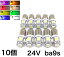 24V ѥޡ LED BA9S 5Ϣ 10ĥå G14         ŵ忧 ǥȥ ֹ