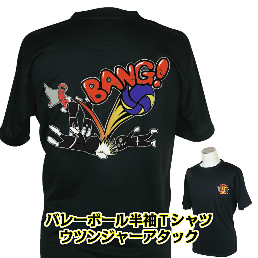 バレーボール 練習着 半袖 メンズ Tシャツ バレー戦隊バレンジャー「ウツンジャーアタック」 (ノースアイランド) NOR…