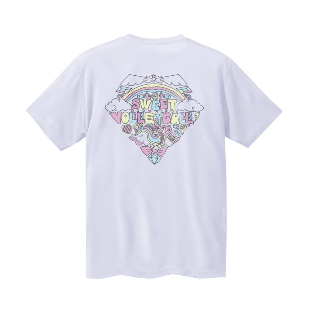 バレーボール 練習着 ジュニア 半袖 Tシャツ 「SWEET