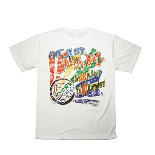 バレーボール 練習着 半袖 メンズ Tシャツ 「Eat,Sleep,Volleyball」 (ノースアイランド) NORTHISLAND バレーボール 練習着 半袖 メンズ Tシャツ 「Eat,Sleep,Volleyball」 (ノースアイランド) NORTHISLAND