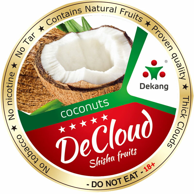 fNEh DECLOUD RRibc COCONUTS 50g V[V SHISHA t[J HOOKAH t[o[ mjR`