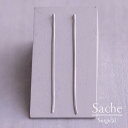 楽天純チタンピアスのSache　サシェ【2023年12月新商品】ピアス 金属アレルギー対応 スネークチェーン ティラチェーン スティック 揺れる シンプル オールステンレス サシェ sache /商品名：【サージカルステンレスピアス】Stela（ステラ）