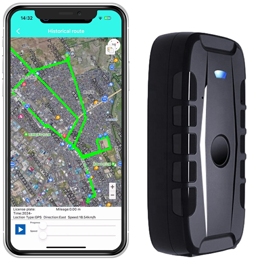 GPS 発信機 リアルタイム 小型 浮気調査 動態管理 車両取付 スマホアプリ ロガー 車載 トラッカー ウルトラ長持ち 大容量バッテリー 10000mAh