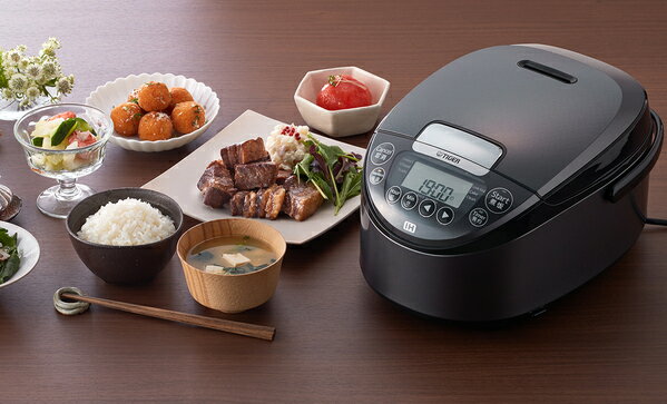 【海外向け炊飯器】【220-230V仕様】 タイガー魔法瓶 IH炊飯ジャー 5.5合炊き ダー...