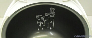 【海外向け炊飯器】【220V〜230V仕様】 象印マホービン マイコン炊飯ジャー 5.5合炊き プレミアムホワイト NS-ZLH10-WZ 中国国内用保証書付