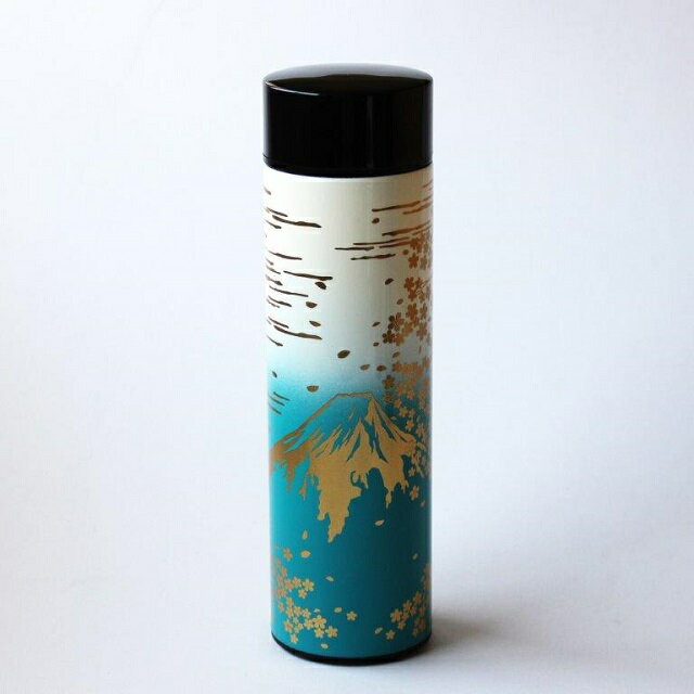 Rakuten - 緑音 山中塗りステンレスボトル 450ml 富士 UW01