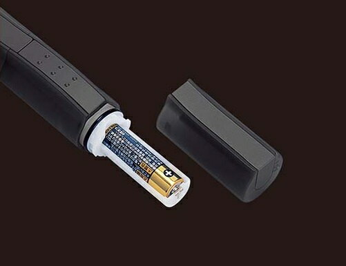 マクセルイズミ 鼻毛カッター ブラック 水洗い可 乾電池式 NB-24B