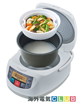 【海外向け炊飯器】【220V〜240V仕様】 日立 極上対流黒厚釜 マイコン炊飯ジャー 1升炊き ホワイト RZ-D18XFY