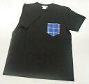 神戸タータン/KOBE TARTAN Tシャツ ブラック Sサイズ クルーネック半袖Tシャツ