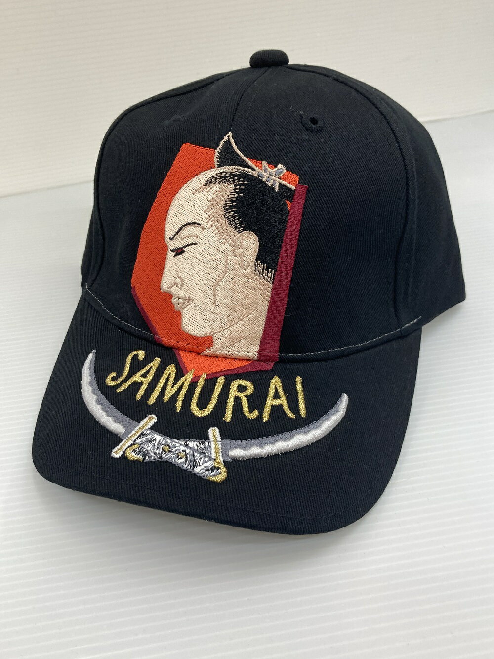 JAPANキャップ SAMURAI・刀 野球帽 ブラック