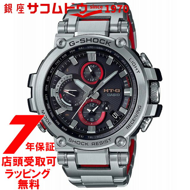 【5％円OFFクーポン 5/18 00:00～5/21 09:59迄】【店頭受取対応商品】[カシオ]CASIO 腕時計 G-SHOCK ウォッチ ジーショック MT-G Bluetooth 搭載 電波ソーラー MTG-B1000D-1AJF メンズ