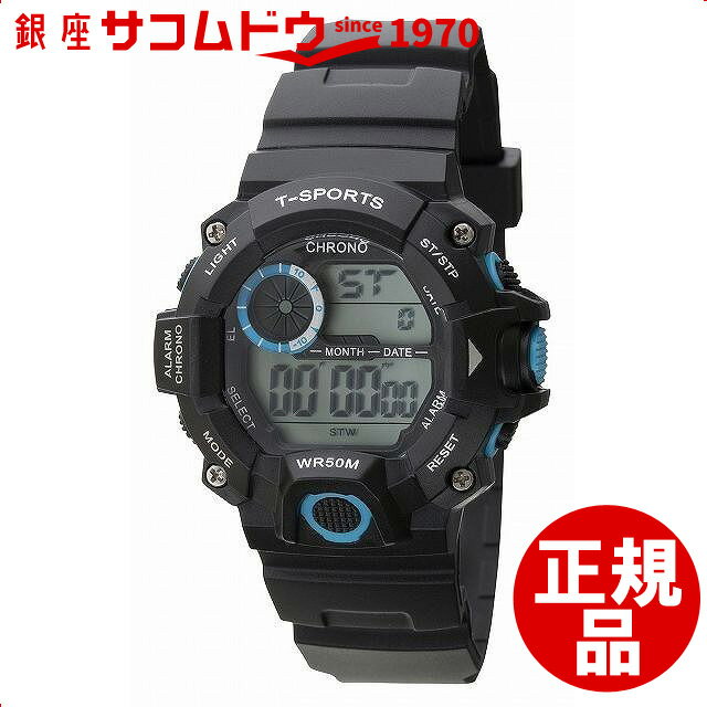 [CREPHA] クレファー 腕時計 ウォッチ デジタルウオッチTS-D156-BL