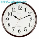 【最大2000円OFFクーポン26日(土)01:59迄】電波掛時計 ステップ秒針 クロック Formia フォルミア HWC-007RCBR