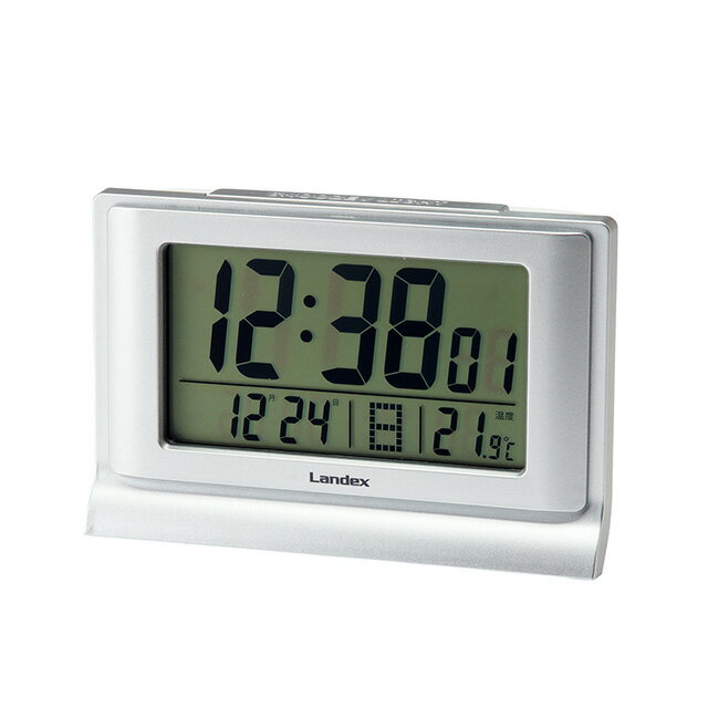 【最大2000円OFFクーポン24日(水)01:59迄】LANDEX ランデックス 目覚まし時計 タイムオーシャン YT5261SV 芳国産業 [4981480526111-YT5261SV] [2]