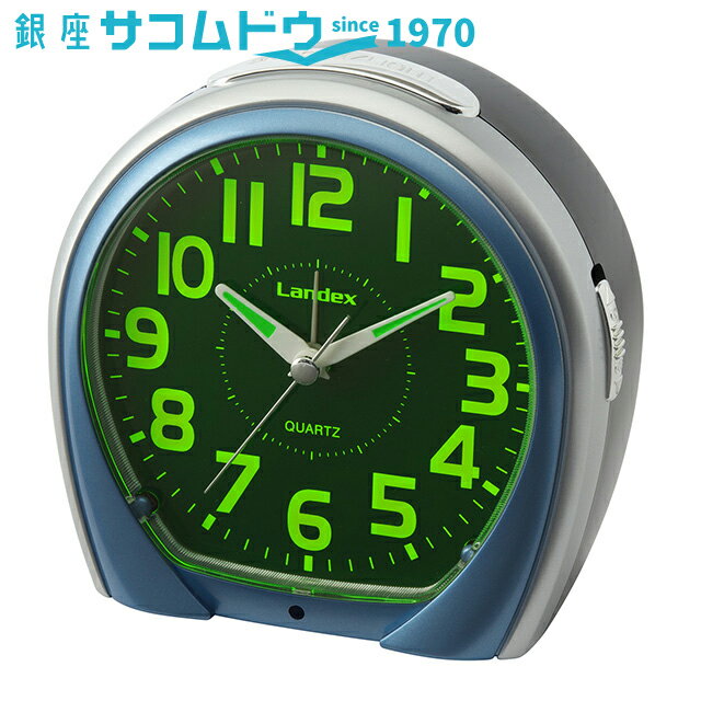 【最大2000円OFFクーポン 27日(木)01:59迄】LANDEX ランデックス 目覚まし時計 エブリビュー YT5268BU 芳国産業 [4981480526814-YT5268BU](3)