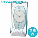 【最大2000円OFFクーポン17日(日)09:59迄】SEIKO CLOCK セイコー クロック BZ334S 置き時計 アナログ 銀色メタリック