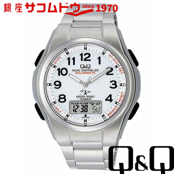 最大5000円OFFクーポン23日(金)09:59迄 Q&Qキューアンドキュー腕時計ウォッチ電波ソーラー腕時計SOLARMAT