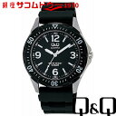 Q&Q キューアンドキュー 腕時計 ウォッチ ステンレスモデル アナログ ブラック W376-305 メンズ 