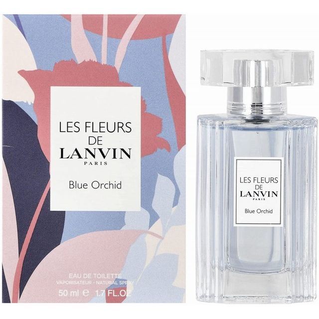 【最大2000円OFFクーポン16日(木)01:59迄】ランバン LANVIN レ フルール ド ランバン ブルーオーキッド オードトワレ EDT SP 50ml レディース