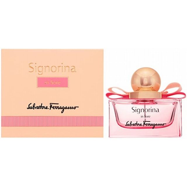 【5％円OFFクーポン 5/18 00:00～5/21 09:59迄】サルヴァトーレ フェラガモ Ferragamo シニョリーナ イン フィオーレ EDT SP 30ml レディース