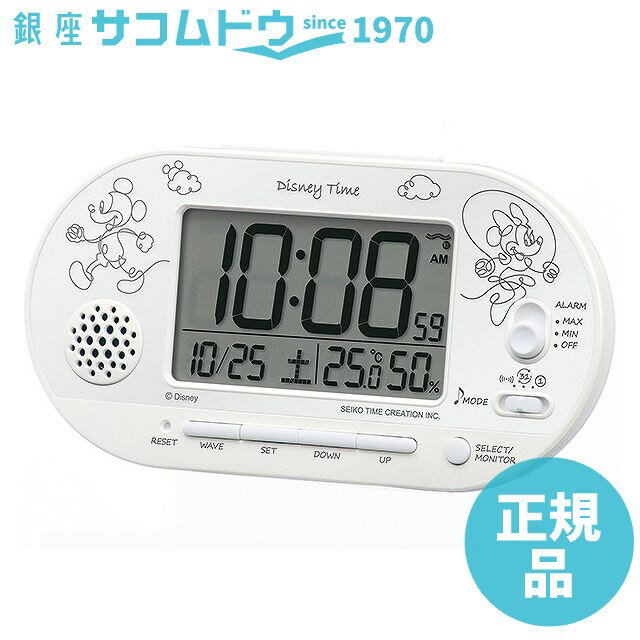 【最大2000円OFFクーポン16日(金)01：59迄】SEIKO CLOCK セイコー クロック FD482W 置き時計 ディズニ..
