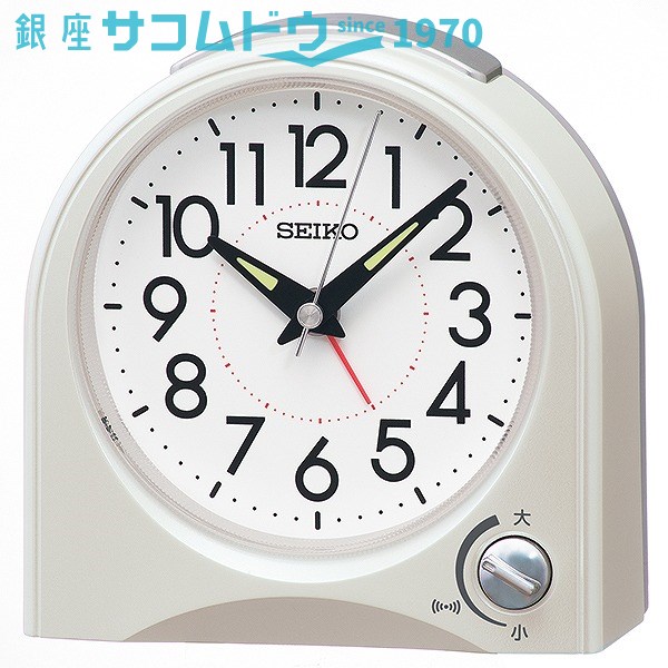 【5%OFFクーポン 5月07日(木)09:59迄】セイコークロック KR520W 目覚まし時計 SEIKO CLOCK