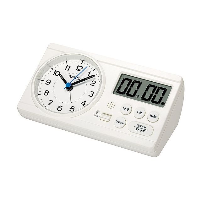 【最大2000円OFFクーポン11日(木)01:59迄】セイコー クロック KR521W 学習用時計 スタディタイム SEIKO CLOCK [2]
