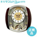 【最大2000円OFFクーポン16日(木)01:59迄】SEIKO CLOCK セイコー クロック RE564H 掛け時計 ウエーブシンフォニー 電波時計 ツイン・パ からくり