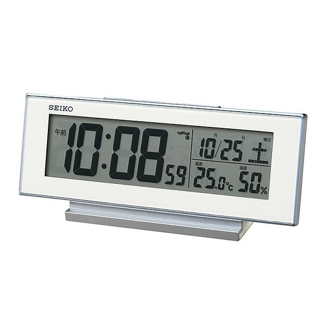 【最大2000円OFFクーポン26日(金)01:59迄】セイコークロック SQ324W SQ324K 目覚まし時計 SEIKO CLOCK [3]