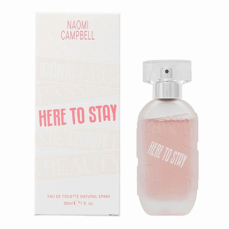 【5%OFFクーポン 6/1 0:00～6/2 9:59迄】ナオミ キャンベル NAOMI CAMPBELL ヒアトゥーステイ オードトワレ EDT SP 30ml レディース