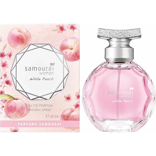 【5%OFFクーポン 5月7日(水) 9:59迄】サムライ SAMOURAI サムライウーマン ホワイトピーチ オードパルファム EDP SP 40ml 【5%OFFクーポン 5月7日(水) 9:59迄】サムライ SAMOURAI サムライウーマン ホワイトピーチ オードパルファム EDP SP 40ml